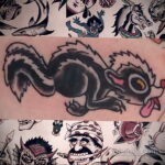 Фото татуировки со скунсом 28.03.2021 №416 - Skunk tattoo - tatufoto.com