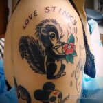 Фото татуировки со скунсом 28.03.2021 №417 - Skunk tattoo - tatufoto.com