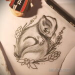 Фото татуировки со скунсом 28.03.2021 №421 - Skunk tattoo - tatufoto.com