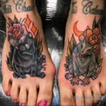 Фото татуировки со скунсом 28.03.2021 №431 - Skunk tattoo - tatufoto.com