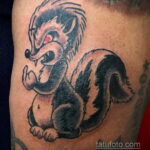 Фото татуировки со скунсом 28.03.2021 №437 - Skunk tattoo - tatufoto.com