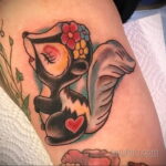 Фото татуировки со скунсом 28.03.2021 №448 - Skunk tattoo - tatufoto.com