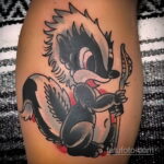 Фото татуировки со скунсом 28.03.2021 №468 - Skunk tattoo - tatufoto.com