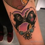 Фото татуировки со скунсом 28.03.2021 №471 - Skunk tattoo - tatufoto.com