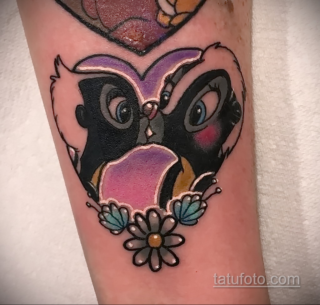 Фото татуировки со скунсом 28.03.2021 №472 - Skunk tattoo - tatufoto.com