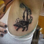 Фото татуировки со скунсом 28.03.2021 №473 - Skunk tattoo - tatufoto.com