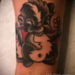 Фото татуировки со скунсом 28.03.2021 №480 - Skunk tattoo - tatufoto.com