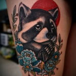 Фото татуировки со скунсом 28.03.2021 №514 - Skunk tattoo - tatufoto.com