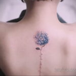 Фото татуировки цветок гортензия 31.03.2021 №007 - tattoo hydrangea - tatufoto.com