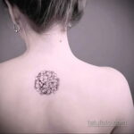 Фото татуировки цветок гортензия 31.03.2021 №028 - tattoo hydrangea - tatufoto.com