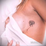 Фото татуировки цветок гортензия 31.03.2021 №098 - tattoo hydrangea - tatufoto.com