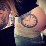 Фото беременная с тату 19.04.2021 №048 - pregnant tattoo - tatufoto.com
