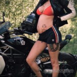 Фото беременная с тату 19.04.2021 №056 - pregnant tattoo - tatufoto.com