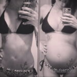 Фото беременная с тату 19.04.2021 №068 - pregnant tattoo - tatufoto.com