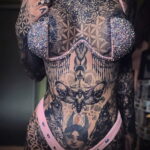 Фото интересного рисунка женской тату 05.04.2021 №003 - female tattoo - tatufoto.com