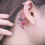 Фото интересного рисунка женской тату 05.04.2021 №007 - female tattoo - tatufoto.com