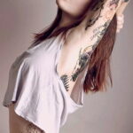 Фото интересного рисунка женской тату 05.04.2021 №029 - female tattoo - tatufoto.com