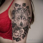 Фото интересного рисунка женской тату 05.04.2021 №038 - female tattoo - tatufoto.com