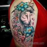 Фото интересного рисунка женской тату 05.04.2021 №078 - female tattoo - tatufoto.com
