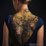 Фото интересного рисунка женской тату 05.04.2021 №128 - female tattoo - tatufoto.com