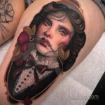 Фото интересного рисунка женской тату 05.04.2021 №180 - female tattoo - tatufoto.com