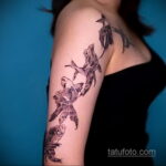Фото интересного рисунка женской тату 05.04.2021 №239 - female tattoo - tatufoto.com