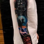 Фото интересного рисунка мужской тату 05.04.2021 №131 - male tattoo - tatufoto.com