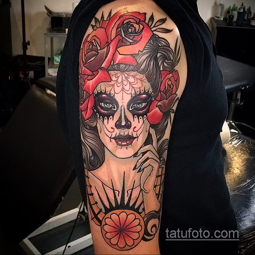 Фото интересного рисунка мужской тату 05.04.2021 №143 - male tattoo - tatufoto.com