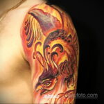Фото интересного рисунка мужской тату 05.04.2021 №180 - male tattoo - tatufoto.com