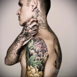 Фото интересного рисунка мужской тату 05.04.2021 №200 - male tattoo - tatufoto.com