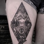 Фото интересного рисунка татуировки 04.04.2021 №156 - cool tattoo - tatufoto.com