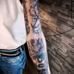 Фото интересного рисунка татуировки 04.04.2021 №183 - cool tattoo - tatufoto.com