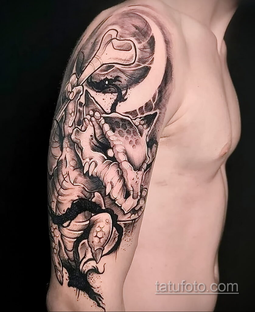 Фото интересного рисунка татуировки 04.04.2021 №238 - cool tattoo - tatufoto.com
