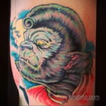 Фото татуировки с оборотнем 01.04.2021 №034 - werewolf tattoo - tatufoto.com