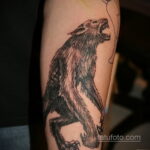 Фото татуировки с оборотнем 01.04.2021 №046 - werewolf tattoo - tatufoto.com