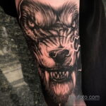 Фото татуировки с оборотнем 01.04.2021 №079 - werewolf tattoo - tatufoto.com