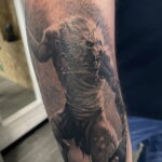 Фото татуировки с оборотнем 01.04.2021 №100 - werewolf tattoo - tatufoto.com