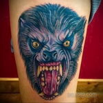 Фото татуировки с оборотнем 01.04.2021 №105 - werewolf tattoo - tatufoto.com