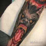 Фото татуировки с оборотнем 01.04.2021 №114 - werewolf tattoo - tatufoto.com
