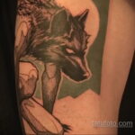 Фото татуировки с оборотнем 01.04.2021 №131 - werewolf tattoo - tatufoto.com