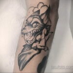 Фото татуировки с оборотнем 01.04.2021 №164 - werewolf tattoo - tatufoto.com