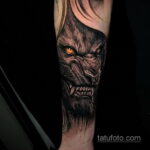 Фото татуировки с оборотнем 01.04.2021 №167 - werewolf tattoo - tatufoto.com