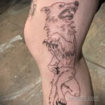 Фото татуировки с оборотнем 01.04.2021 №171 - werewolf tattoo - tatufoto.com