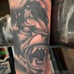 Фото татуировки с оборотнем 01.04.2021 №176 - werewolf tattoo - tatufoto.com
