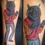 Фото татуировки с оборотнем 01.04.2021 №179 - werewolf tattoo - tatufoto.com