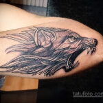 Фото татуировки с оборотнем 01.04.2021 №180 - werewolf tattoo - tatufoto.com