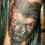Фото татуировки с оборотнем 01.04.2021 №196 - werewolf tattoo - tatufoto.com