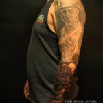 Фото татуировки с оборотнем 01.04.2021 №210 - werewolf tattoo - tatufoto.com