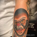 Фото татуировки с оборотнем 01.04.2021 №221 - werewolf tattoo - tatufoto.com