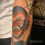 Фото татуировки с оборотнем 01.04.2021 №222 - werewolf tattoo - tatufoto.com